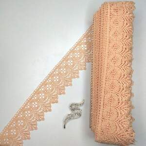 Кружево макраме Sindtex 6см (20м) Цвет - Персик (28-Y10494-4)