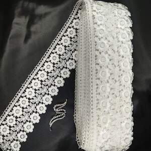 Кружево макраме Sindtex 7,5см (20м) Цвет - Белый (25-F1375E1-1)