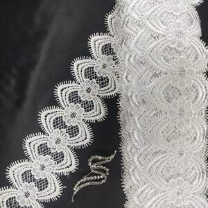 Кружево макраме Sindtex 7см (13м) Цвет - Белый (10-L0434-1)