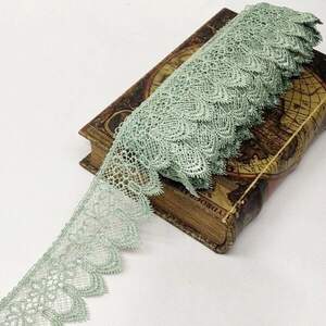 Кружево макраме Sindtex 7см (13м) Цвет - Оливковый (729-64-065)