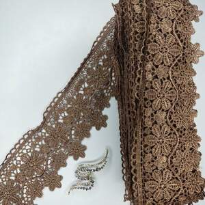 Кружево макраме Sindtex 8,5см (13м) Цвет - Золото (13-L0007-4)