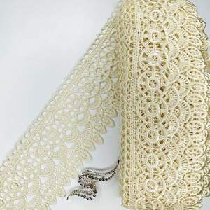 Кружево макраме Sindtex 8,5см (13м) Цвет - Молочный (15-SF-3105-2)