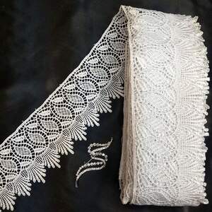 Кружево макраме Sindtex 8см (13м) Цвет - Белый (35-SF4556-1)