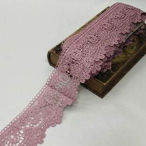 Кружево макраме Sindtex 8см (13м) Цвет - Пыльная роза (729-66-091) Кружево макраме Sindtex 8см (13м) Цвет - Пыльная роза (729-66-091)