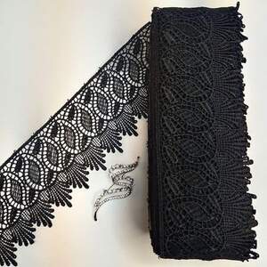 Кружево макраме Sindtex 8см (13м) Цвет - Черный (35-SF4556-3) Кружево макраме Sindtex 8см (13м) Цвет - Черный (35-SF4556-3)