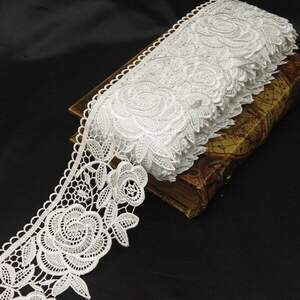 Кружево макраме Sindtex 9,5см (13м) Цвет - Белый (729-98-001)