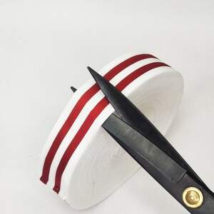 Лампасная репсовая лента (тесьма) 4см. на отрез кратно 1 м. -0013 Лампасная репсовая лента (тесьма) 4см. на отрез кратно 1 м. -0013