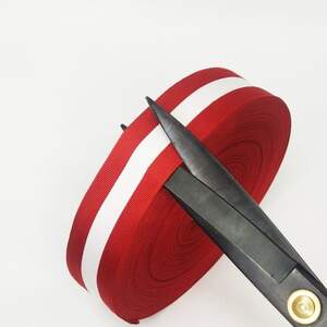 Лампасная репсовая лента (тесьма) 4см. на отрез кратно 1 м. -0017 Лампасная репсовая лента (тесьма) 4см. на отрез кратно 1 м. -0017