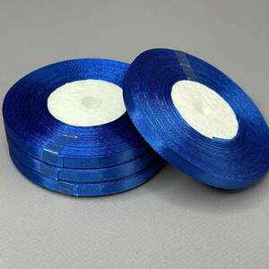 Ленточка атлас 0,6 см #8107, длина 33 м - электрик