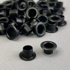 Люверс D-4мм нержавейка с пластиковым кольцом-оксид (100шт) (матр.00253)