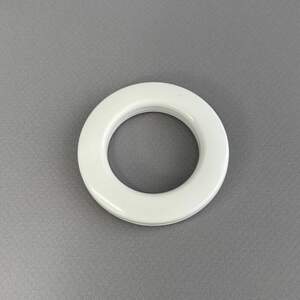 Люверс для штор пластиковый 34 мм - белый глянец