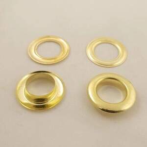 Люверс Золото D-6мм (5000шт) (матр.00255)