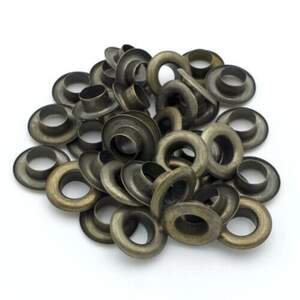 Люверс из нержавеющей стали D-10мм 1000шт Антик (матр.00257)