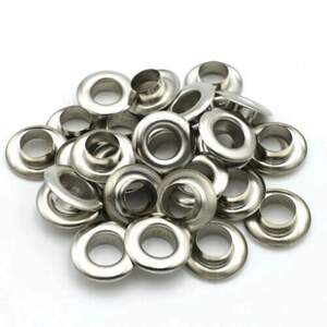 Люверс из нержавеющей стали D-10мм 1000шт Никель (матр.00257) Люверс из нержавеющей стали D-10мм 1000шт Никель (матр.00257)