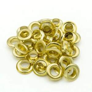 Люверс из нержавеющей стали D-17мм 500шт Золото (матр.00258) Люверс из нержавеющей стали D-17мм 500шт Золото (матр.00258)