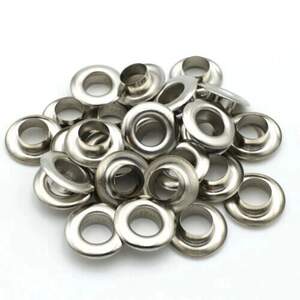 Люверс из нержавеющей стали D-8мм 1000шт Никель (матр.00256) Люверс из нержавеющей стали D-8мм 1000шт Никель (матр.00256)