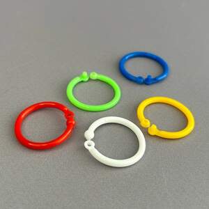 Маркер рядов 2,5 см для вязания 100 шт - микс