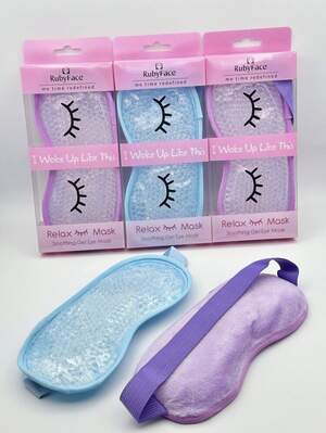 Маска с гелевыми шариками для снятия оттёков вокруг глаз