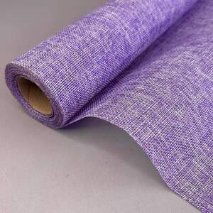 Мешковина декоративная, ширина 48см - 4,5м сиреневая Мешковина декоративная, ширина 48см - 4,5м сиреневая