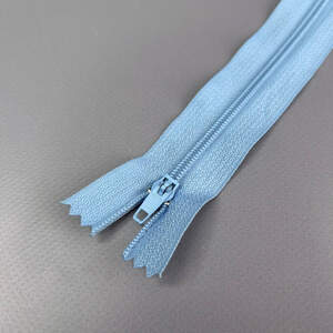 Молния брючная 18 см полуавтомат, голубая