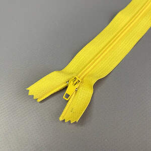 Молния брючная 18 см полуавтомат, желтая