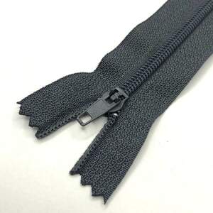 Молния брючная 18 см полуавтомат, серая