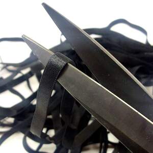 Резинка для бретель, 1см - Черная