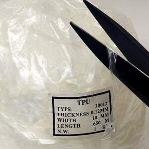 НА Отрез 10 мм силиконовая лента для укрепления швов, прозрачная