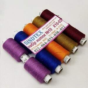 Набор # 02 - Нитки джинсовые, высокой прочности #10