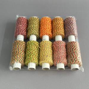 Набор 10х25м - нить для творчества 100 полиэстер