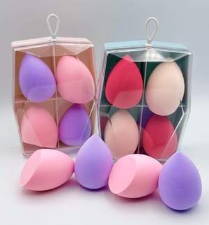 Набор бьюти-блендеров для макияжа Диамант, 4шт