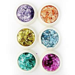 Набор декора для ногтей, Палочки, 6 цветов