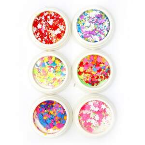 Набор декора для ногтей, Цветок, 6шт