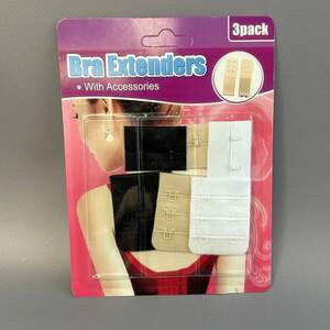 Набор застежек для бюстгальтера на 2 крючка 3,8х5 см