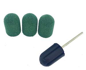 Набор колпачков (3 шт) и резиновая насадка, размер 1625 мм, #80 Green