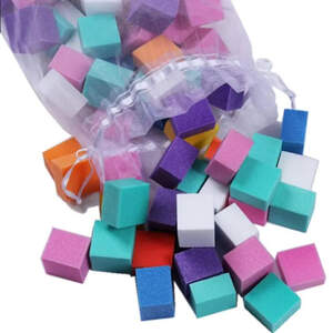 Набор Мини Бафы для ногтей Микс в мешочке, 50-60шт Набор Мини Бафы для ногтей Микс в мешочке, 50-60шт