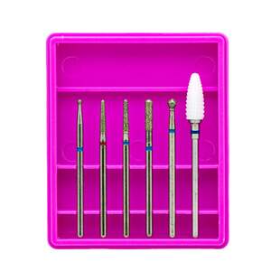 Набор насадок для аппаратного маникюра 9-2, 6 шт