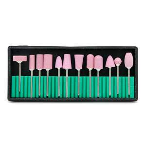 Набор насадок для педикюра Розовый, 12шт