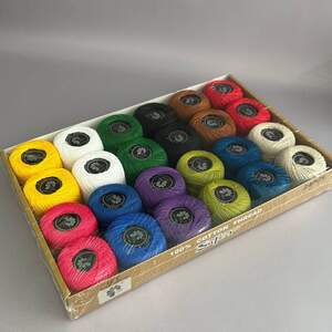 Набор ниток Ирис, для вязания и вышивки 24 шт хлопок