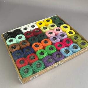 Набор ниток Ирис, для вязания и вышивки 42 шт хлопок