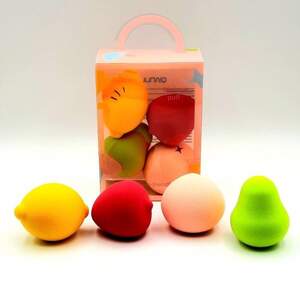 Набор спонжей для макияжа Фрукты, 4шт