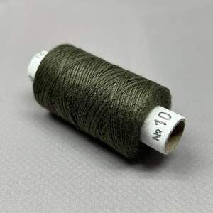 Нитки джинсовые, высокой прочности #10, хаки col.330