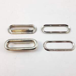 Овальный люверс 10мм Никель