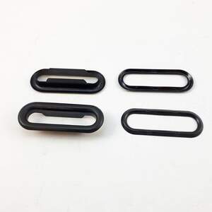 Овальный люверс 10мм Оксид