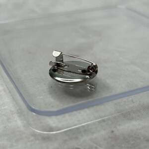 Основа для броши 2 см - серебро Основа для броши 2 см - серебро