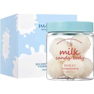 Отшелушивающий сахарный скраб для тела Images с экстрактом молока, 140г Отшелушивающий сахарный скраб для тела Images с экстрактом молока, 140г