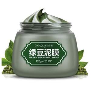 Очищающая грязевая маска с бобами Bioaqua Green beans Mud Wrap, 120 мл Очищающая грязевая маска с бобами Bioaqua Green beans Mud Wrap, 120 мл