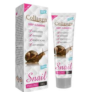 Пилинг-гель с муцином улитки Collagen Deep Cleansing Snail Peeling Gel, 100мл Пилинг-гель с муцином улитки Collagen Deep Cleansing Snail Peeling Gel, 100мл