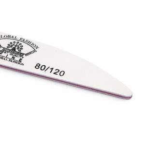 Пилка для ногтей Global Fashion 80/120 Пилка для ногтей Global Fashion 80/120