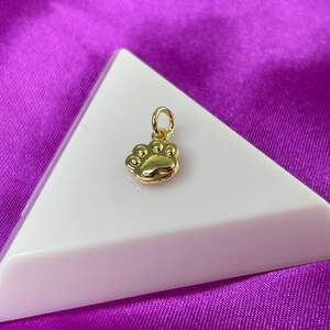 Подвеска Лапка гиппоаллергенный сплав 10х12 мм - золото Подвеска Лапка гиппоаллергенный сплав 10х12 мм - золото